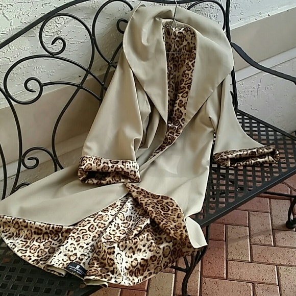 Ivana Ruzzo Jackets & Blazers - Reversible Designer Maxi Coat Animal Print